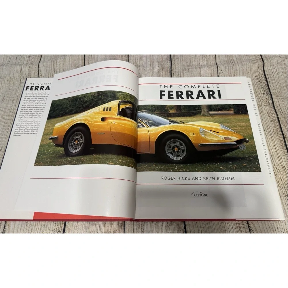 THE COMPLETE FERRARI Hardcover Roger Hicks & Keith Bluemel Excellent Condition
